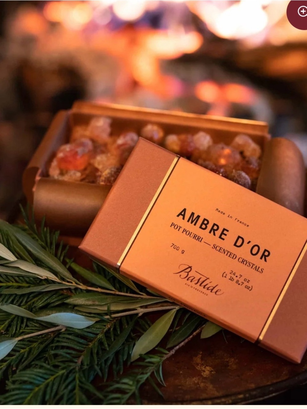Bastide Ambre d'Or Scented Crystals Pot Pourri 24.7 oz (700 g) France SEALED